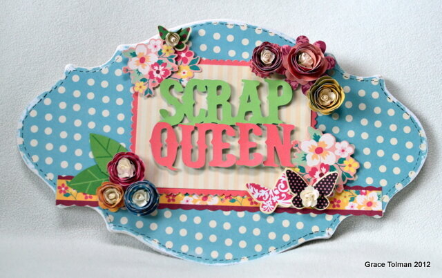Scrap Queen board *My Little Shoebox*