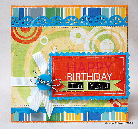 Happy Birthday to you card