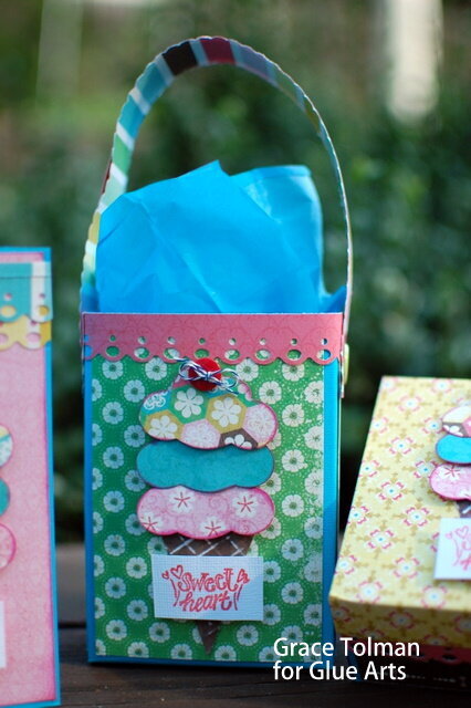 Sweet heart gift set *Glue Arts* paper bag