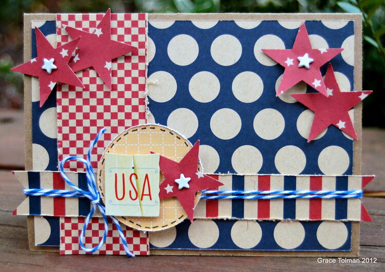 USA card *Paper Bakery June Add On kit*