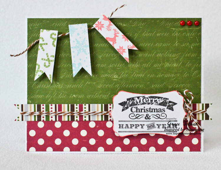 Merry Christmas card  *Inspired by Stamping*