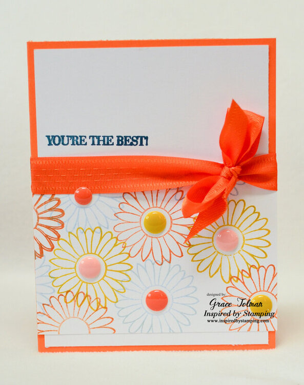 You&#039;re the best card *Inspired By Stamping*