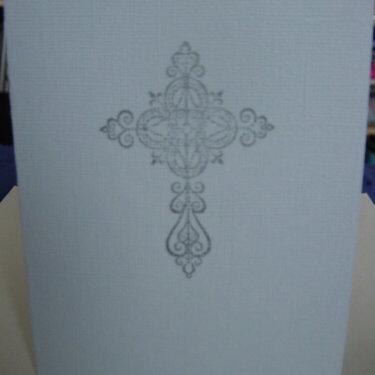 Baptism card 1