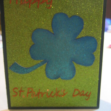Happy St Patricks day card
