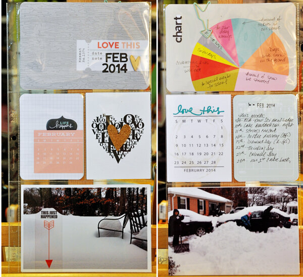February Project Life pg2