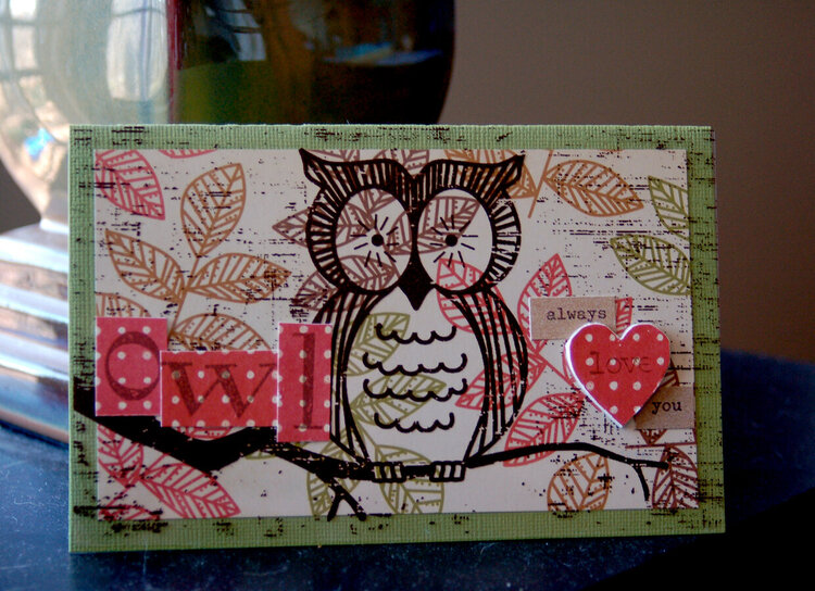 Owl Always Love you card