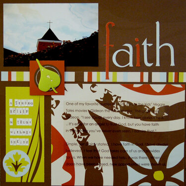 Faith {Scrapfaith challenge}