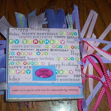 Samantha&#039;s 6th Birthday Paper Bag Album