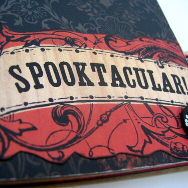Spook-tacular Halloween Paper Bag Album Inside