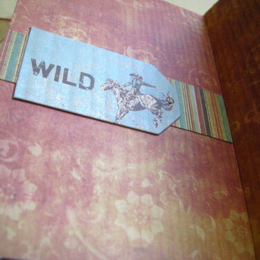 My Cowboy paperbag Album with mini album