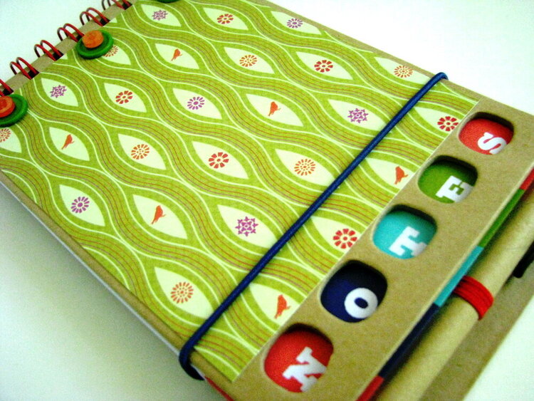 Funky Altered Notebook