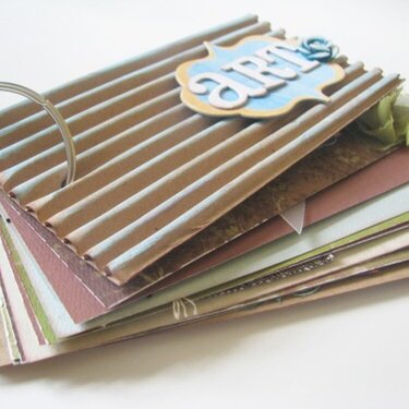 Recycled Art Journal/Scrapbook Mini