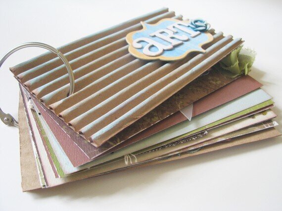 Recycled Art Journal/Scrapbook Mini