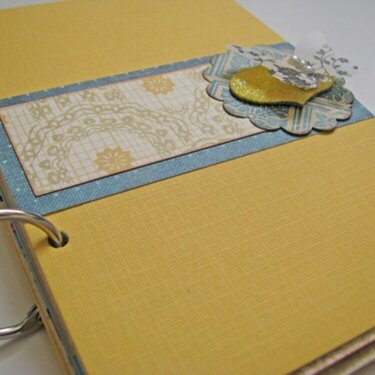 Mixed Media Mini in Buttercup and Blue
