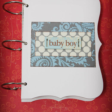 Custom Scrapbook Baby Boy