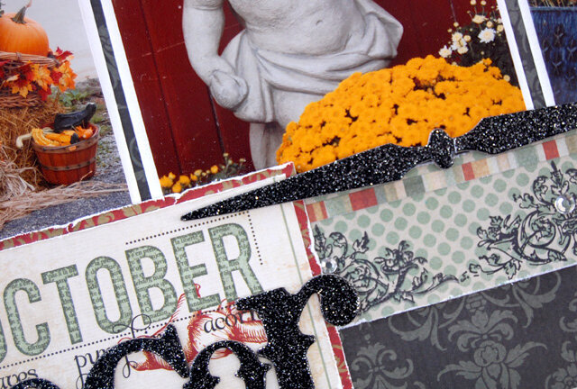 October Decor *NEW Pink Paislee {Amber Road}* close up