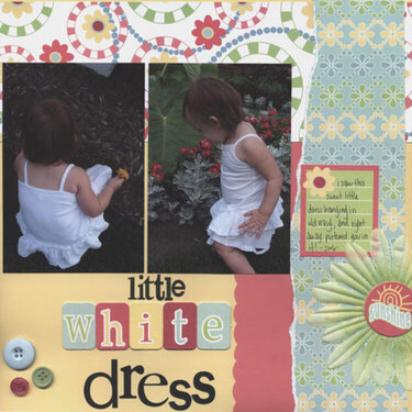 * * 3 Bugs Blossom Sneak Peek * * Little White Dress