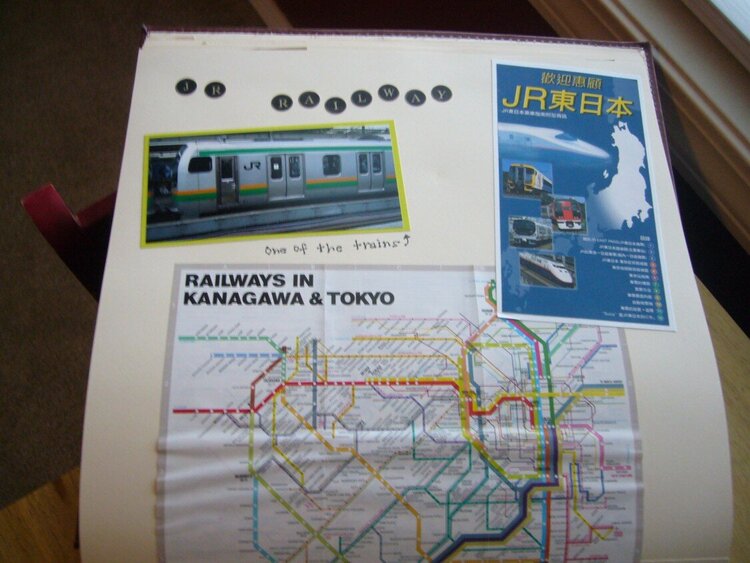 Train pictures/map