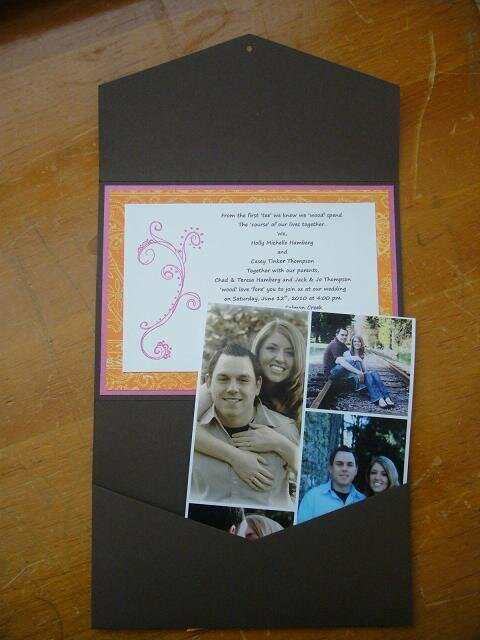 Casey &amp; Holly Wedding invites