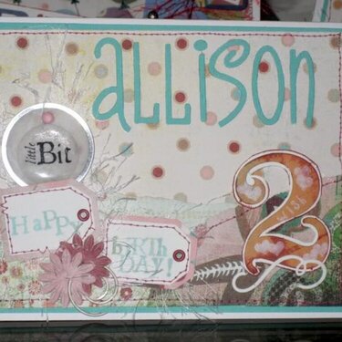 Allison {2} birthday card