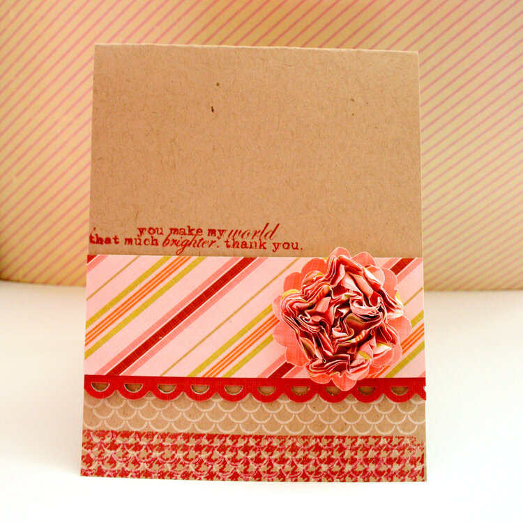 Flower card