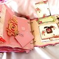 Shabby Chic Rose mini chipboard album