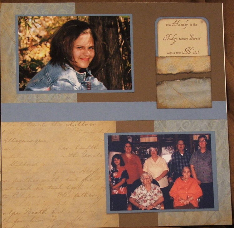 Family Tree Album-Holtzlander -right page