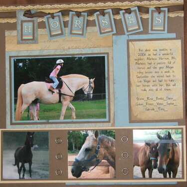 Simple Pleasures &amp;quot;Horses of Courses&amp;quot; Page1