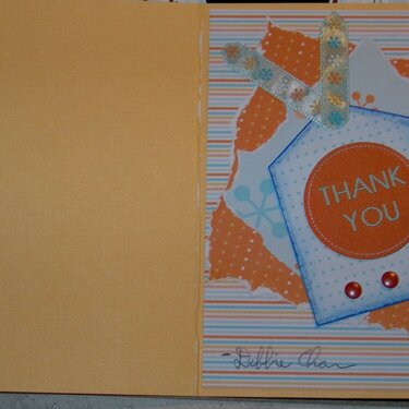 thank you card inside