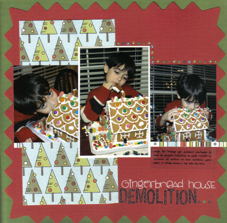 Gingerbread house Demolition