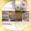 Girly baby Room