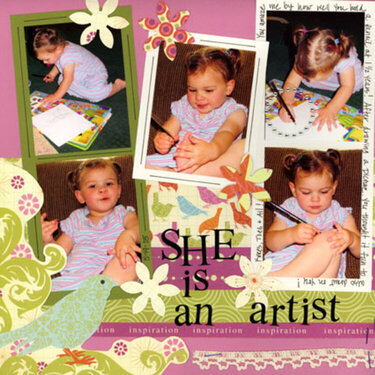 She is an Artist-- New Scenic Route *Laurel*