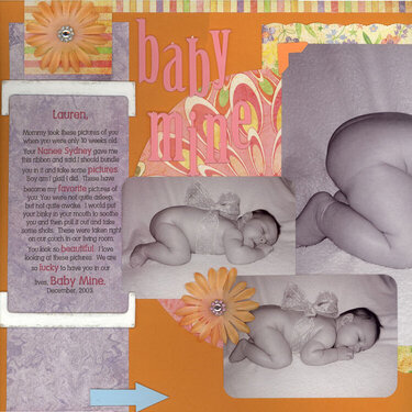 Baby Mine- Entry #1 Left Page