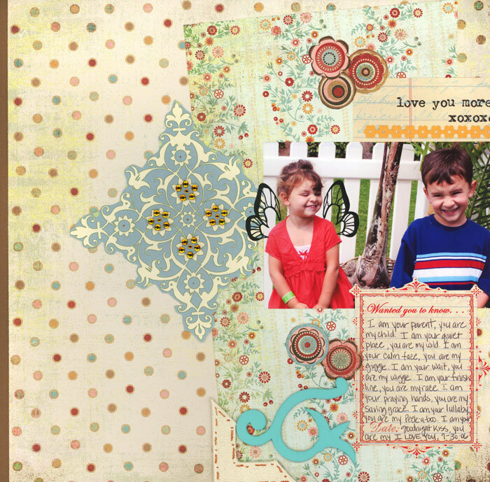 Love You More~ BG Blush (2 Page Layout)