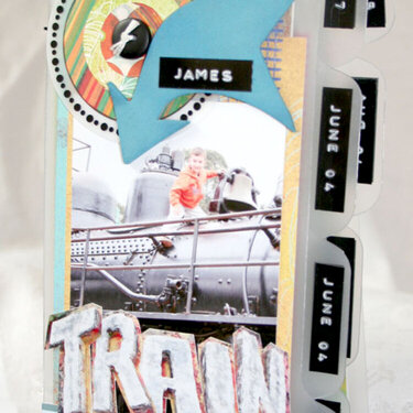 New Maya Road Sheer Tab Book- TRAINS