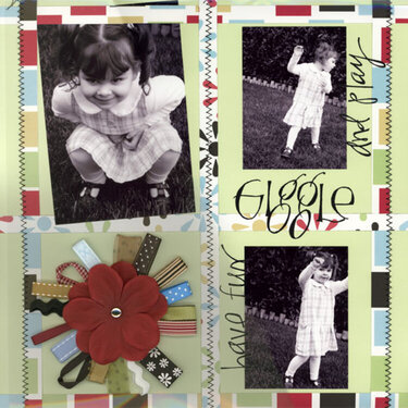 Giggle- Ribbon Flower- Playing