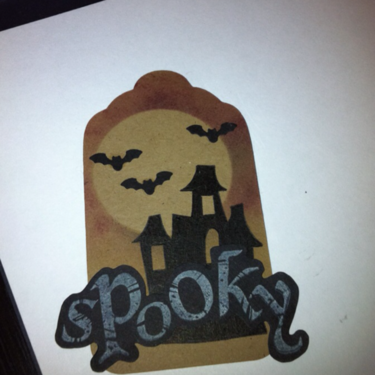 Spooky Halloween tag