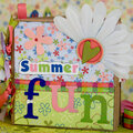 Summer Fun Paper Bag Album