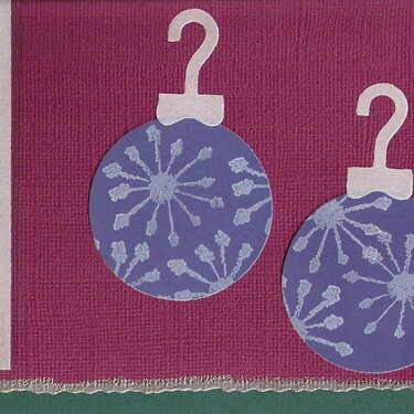 Christmas card (Ornaments)