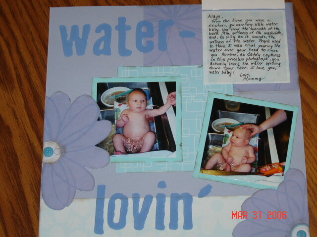 Water Baby page 1 open