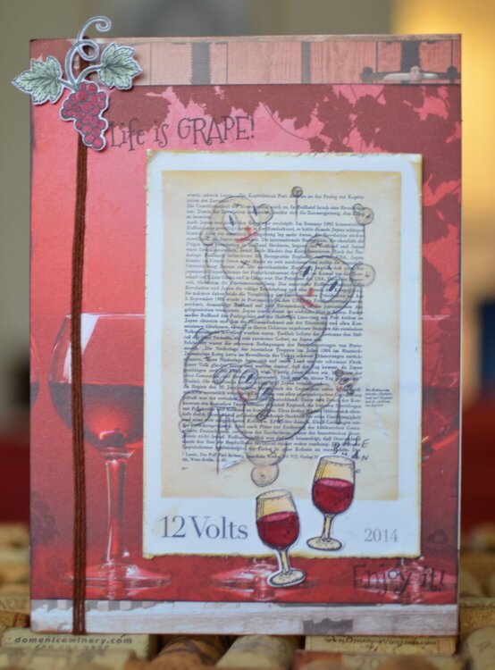 Wine Label Card