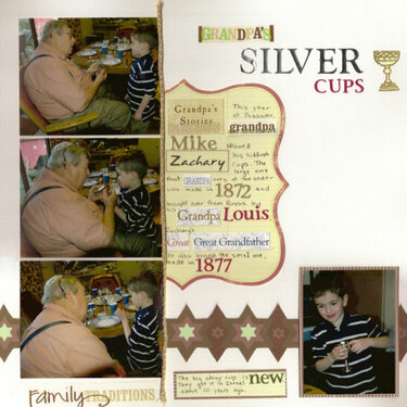Grandpa&#039;s Silver Cups