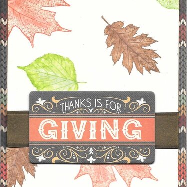 Thanksgiving card