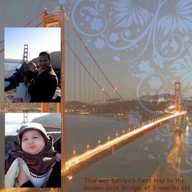 Kaitlyn at Golden Gate Bridge
