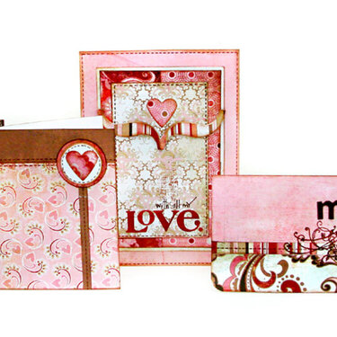 *Valentine Card Kit* featuring Bittersweet