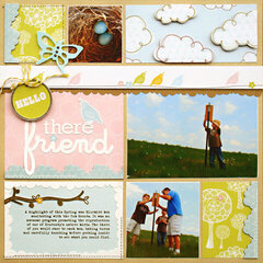 *Hello There Friend* Scrapbook & Cards Today Summer '11
