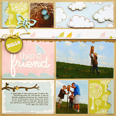 *Hello There Friend* Scrapbook &amp; Cards Today Summer &#039;11