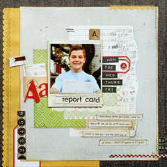 *A Report Card* NEW BasicGrey CLIPPINGS