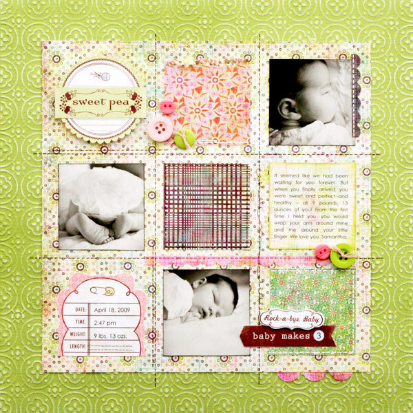 *Sweet Pea* NEW BasicGrey Sweet Threads + Theme Stickers