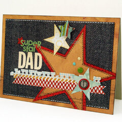 *Super Star Dad* Happy World Card Making Day!